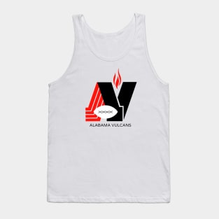 Defunct Alabama Vulcans AFA Football 1979 Tank Top